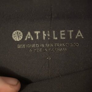 Athleta Women's Salutation Jogger In Powervita Athletic Relaxed Pants Black Sz M